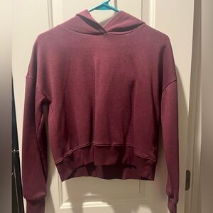 Athletics Works kids burgundy hoodie